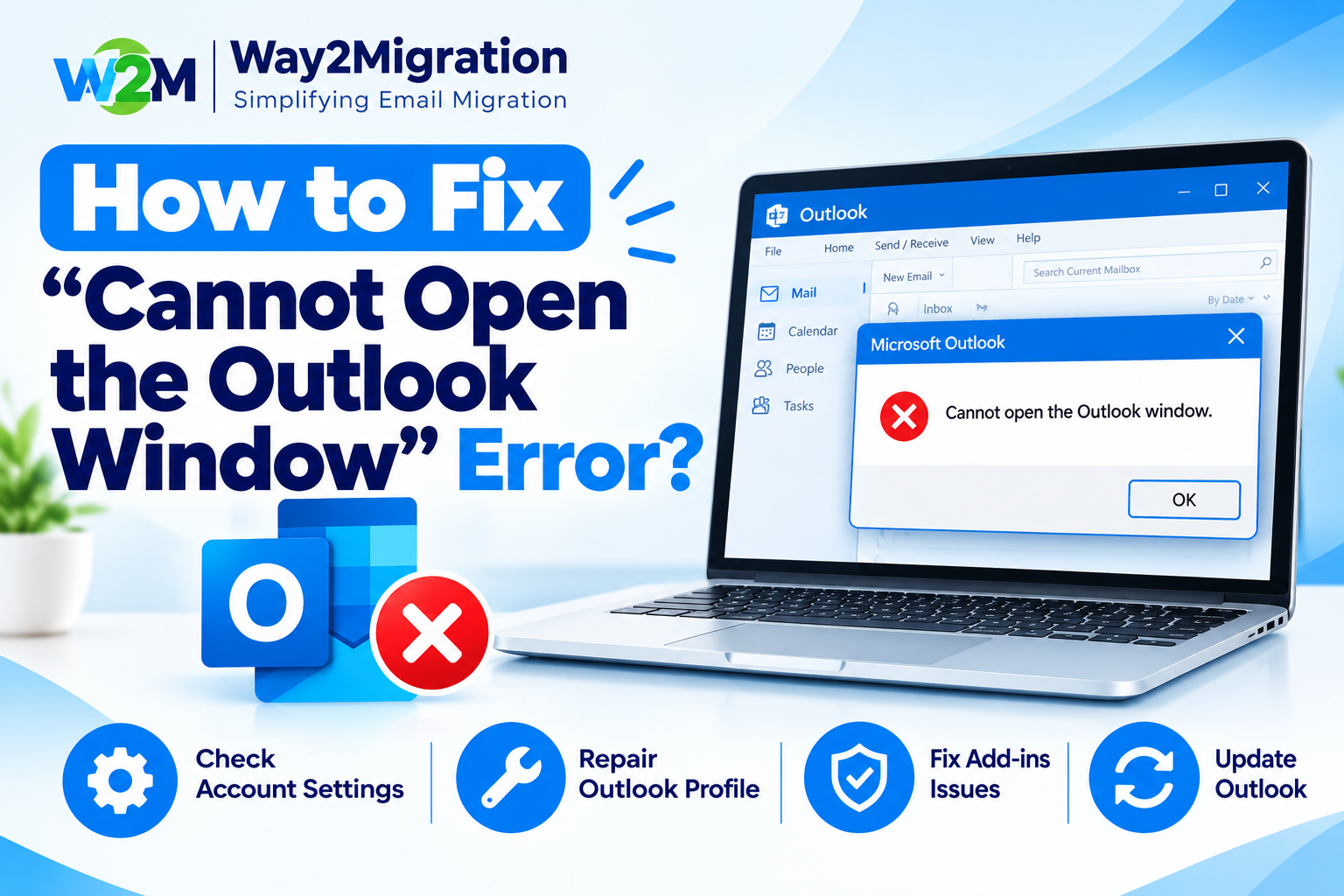 Fix “Cannot Open Outlook” Error